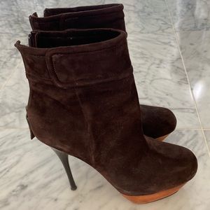 Brown Suede L.A.M.B boots